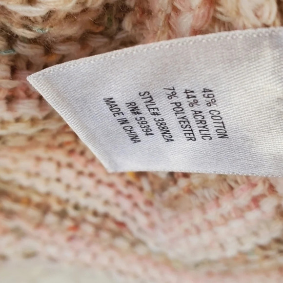 Zig zag Pastel open‎ long cardigan M - Picture 13 of 13